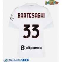 Maglie da calcio AC Milan Davide Bartesaghi #33 Seconda Maglia Femminile 2026-27 Manica Corta